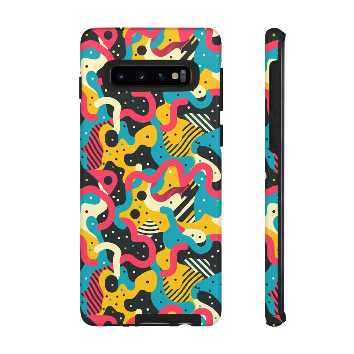 90s Themed Seamless Pattern Phone Case – Embrace Retro Style and Protection 238