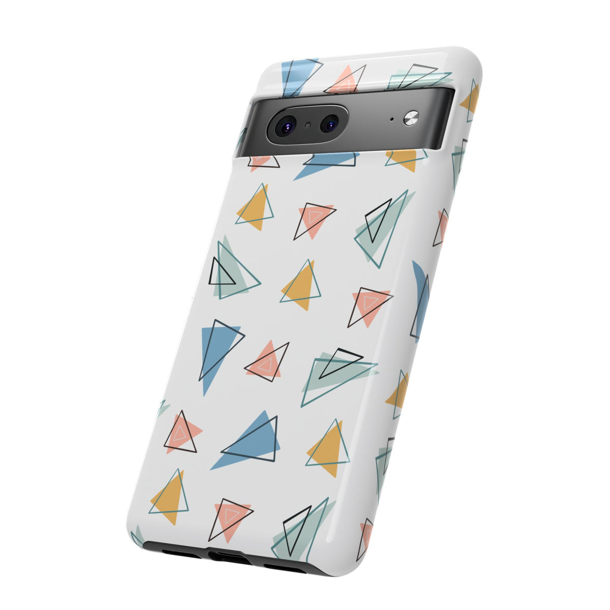 Triangle Pattern Phone Case – Modern & Durable Geometric Design