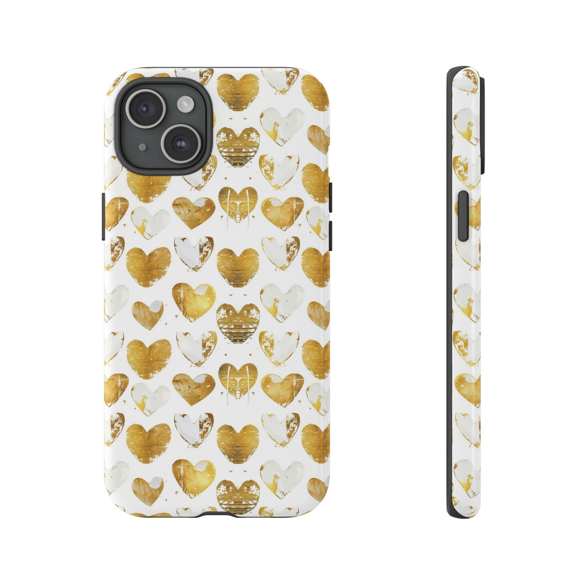 Heart Pattern Phone Case – Stylish & Loving Design for Your Device 369