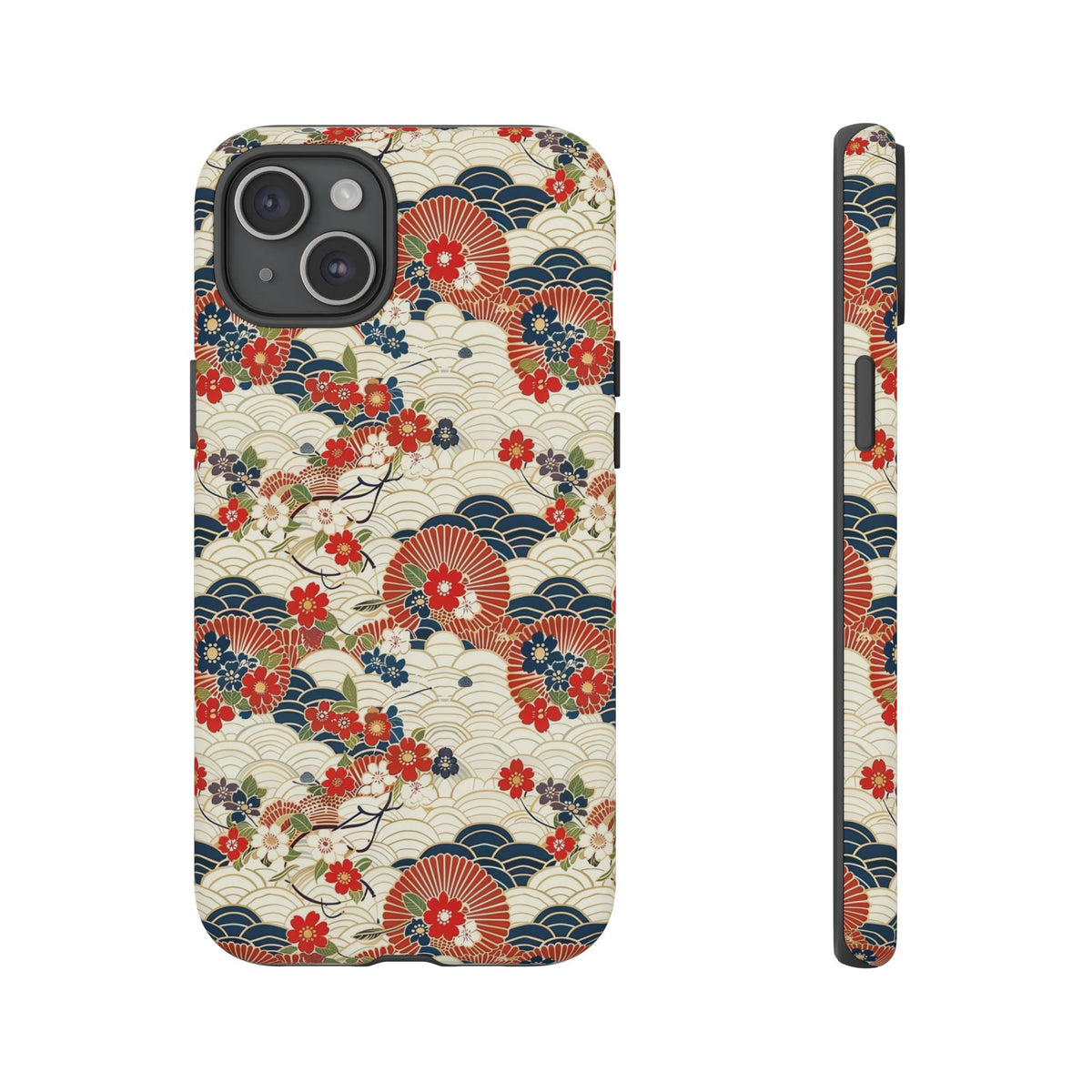 Japanese Pattern Phone Case – Elegant & Timeless Design for Your Phone 124