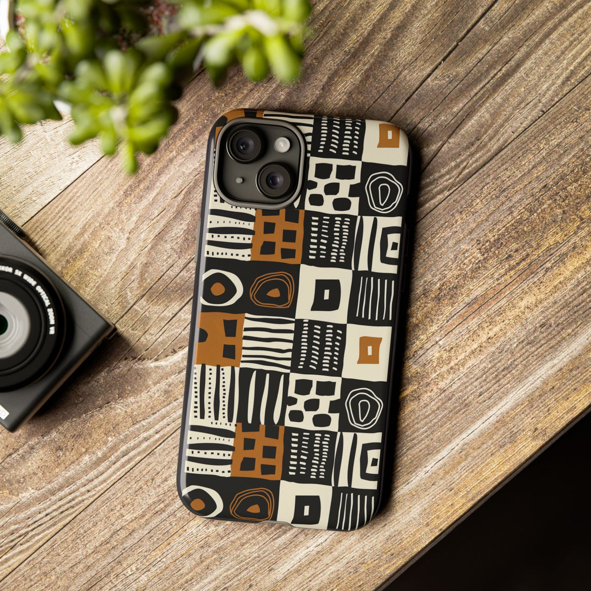 Stylish African Pattern Phone Case – Unique and Vibrant Protection 168
