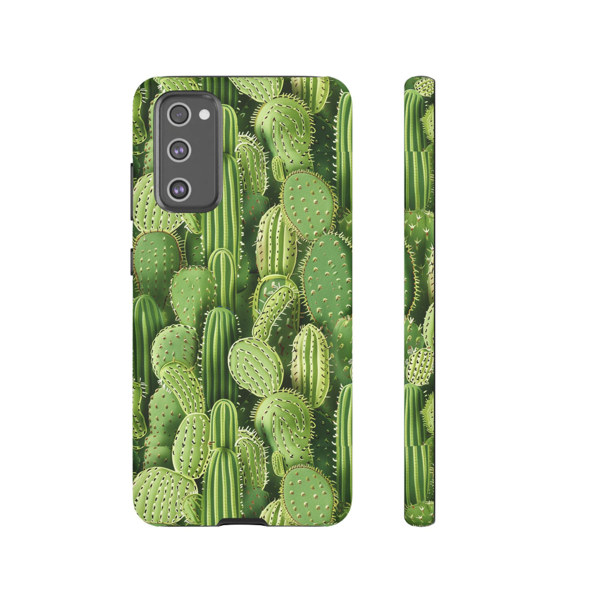 Cactus Embroidery Phone Case – Elegant and Unique Handcrafted Cactus Design