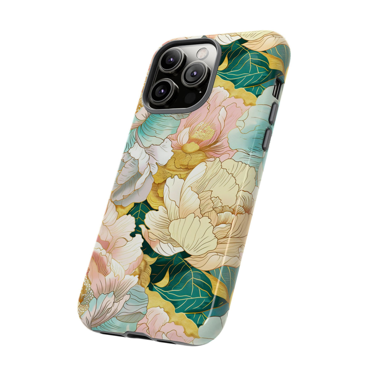 Japanese Blossom Asian Floral Design Phone Case – Elegant Floral Phone Cover