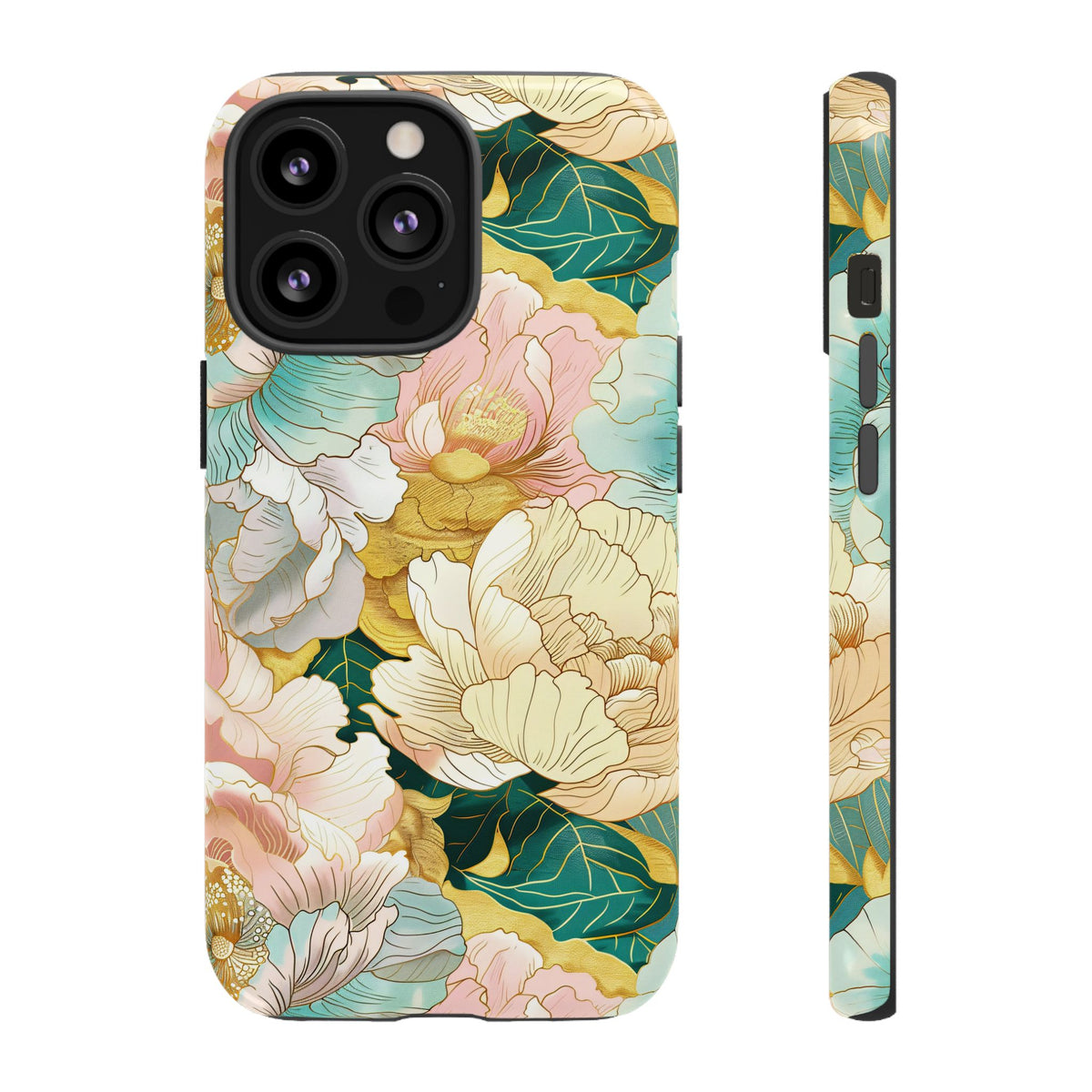 Japanese Blossom Asian Floral Design Phone Case – Elegant Floral Phone Cover