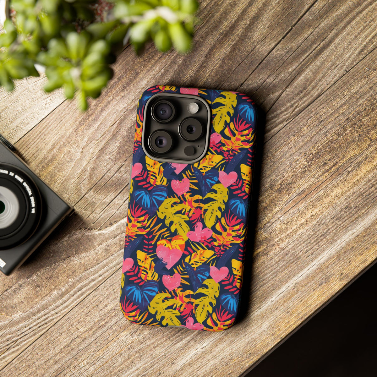 Heart Pattern Phone Case – Stylish & Loving Design for Your Device 360