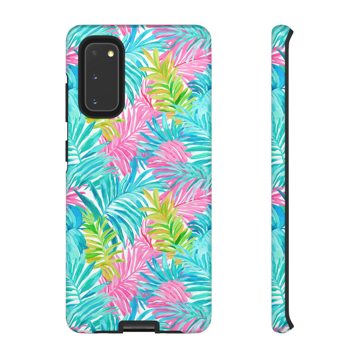 Vibrant Summer Leaves Phone Case – Colorful & Durable Summer Design