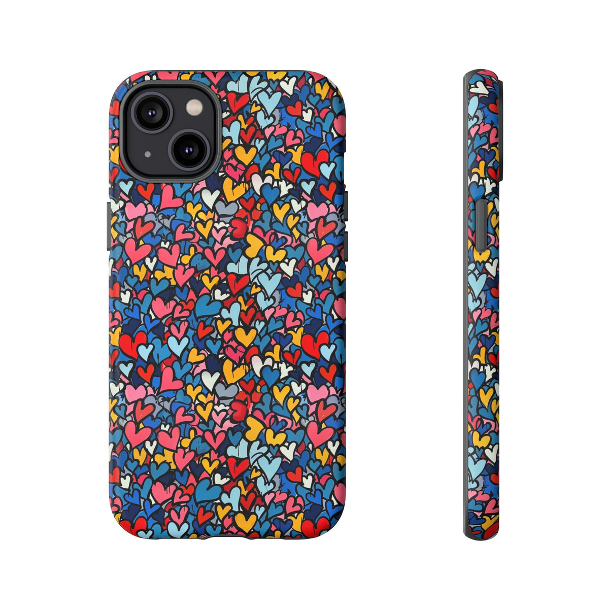 Heart Pattern Phone Case – Stylish & Loving Design for Your Device 820