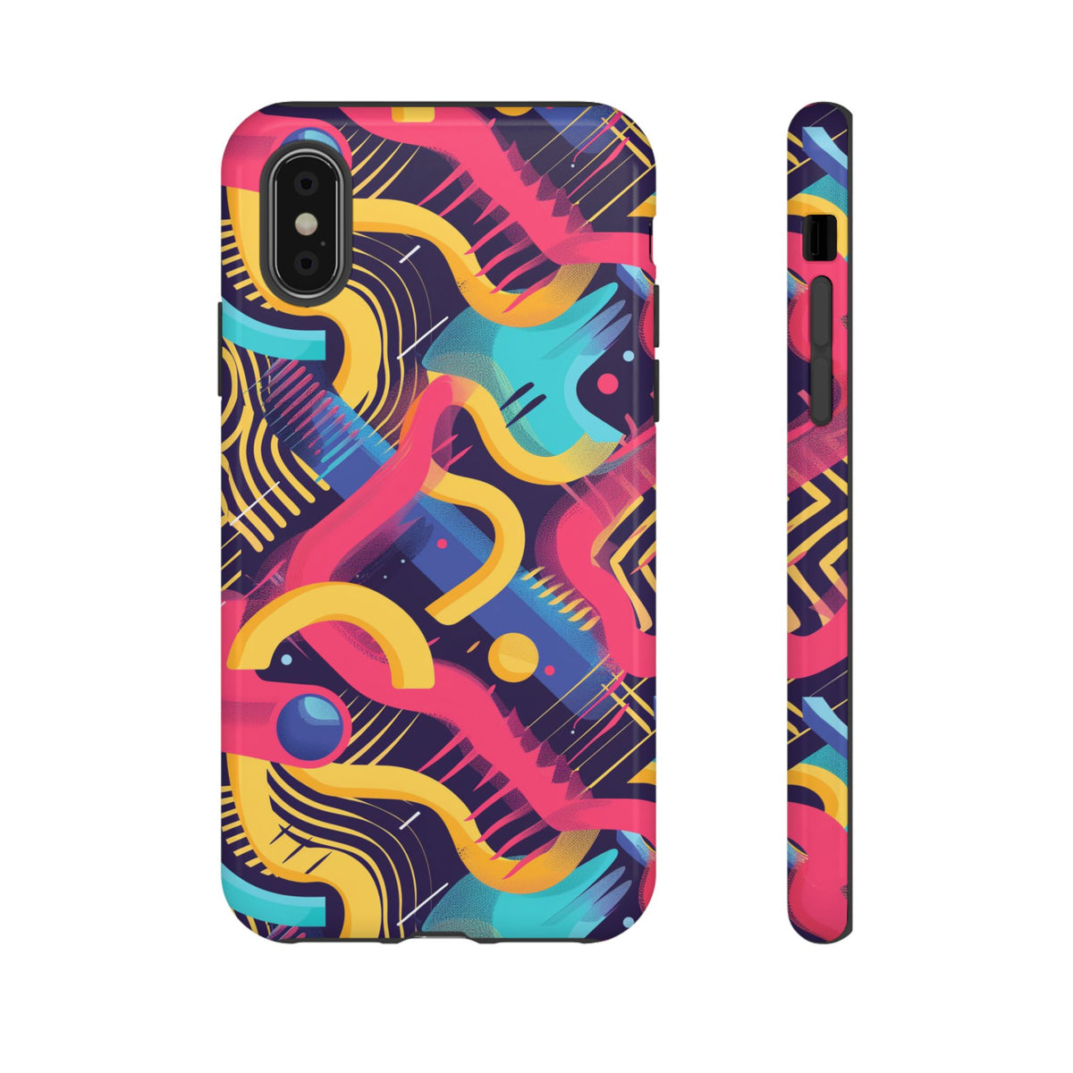 Retro 80s Seamless Phone Case – Vintage Style Meets Modern Protection 2