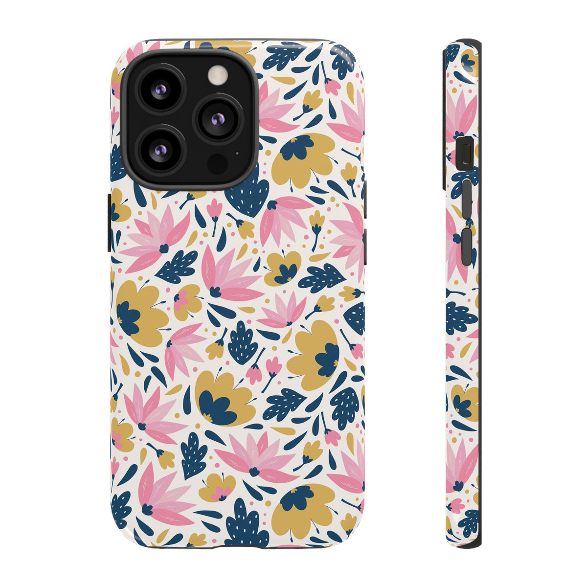 Colorful Little Flower Design Phone Case – Bright and Cheerful Floral Phone Cover 3