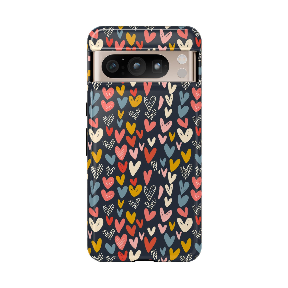 Heart Pattern Phone Case – Stylish & Loving Design for Your Device 816