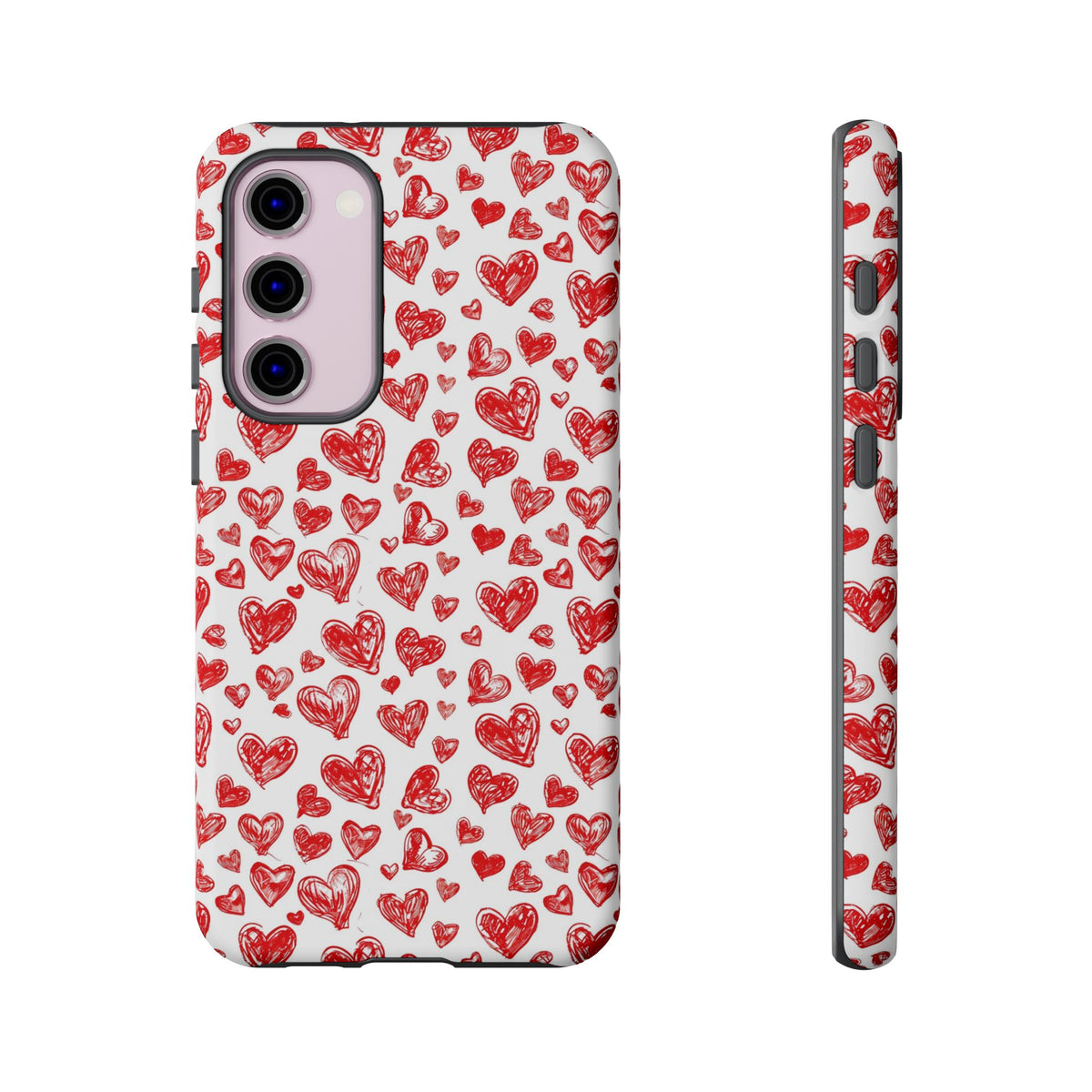 Heart Pattern Phone Case – Stylish & Loving Design for Your Device 814