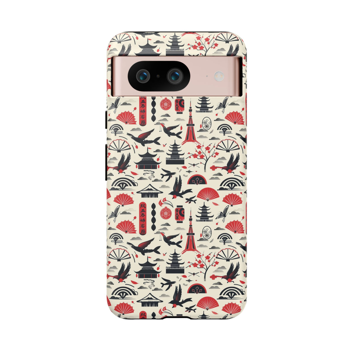 Japanese Pattern Phone Case – Elegant & Timeless Design for Your Phone 067