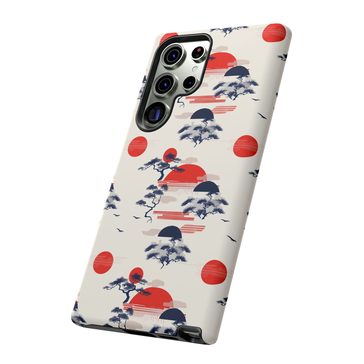 Japanese Pattern Phone Case – Elegant & Timeless Design for Your Phone 047