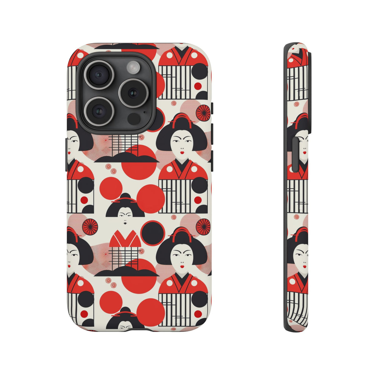 Japanese Pattern Phone Case – Elegant & Timeless Design for Your Phone 018