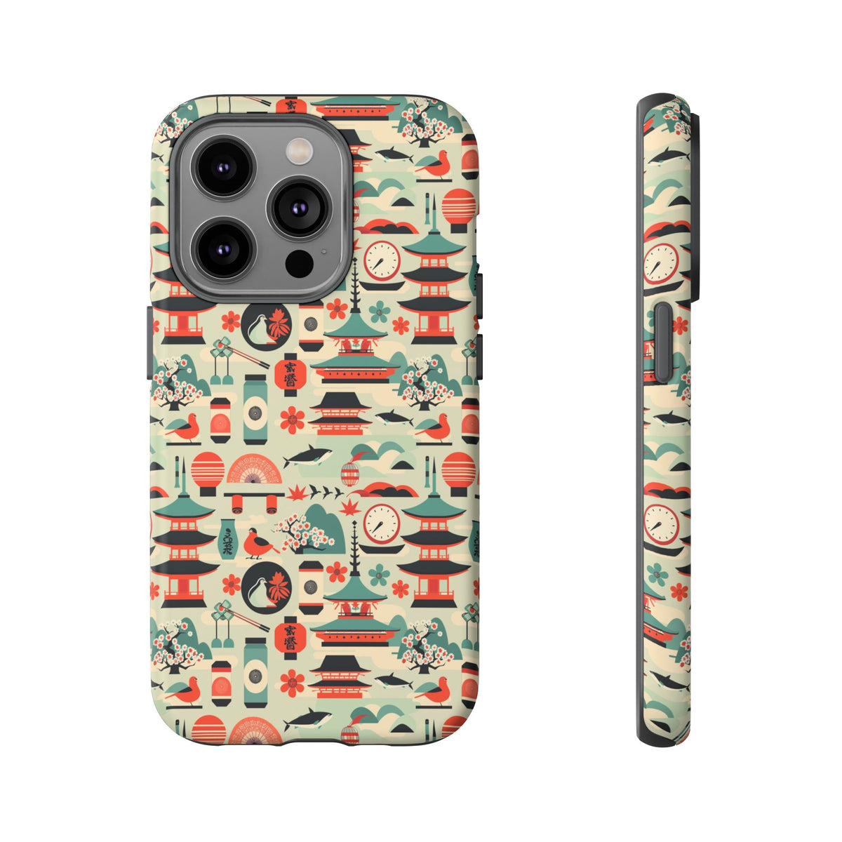 Japanese Pattern Phone Case – Elegant & Timeless Design for Your Phone 105