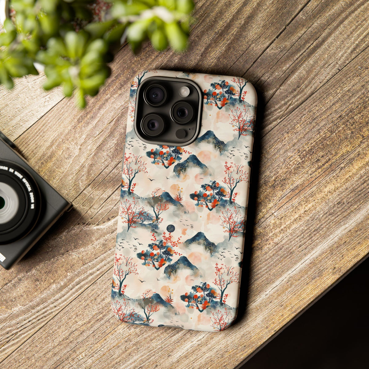 Japanese Pattern Phone Case – Elegant & Timeless Design for Your Phone 501