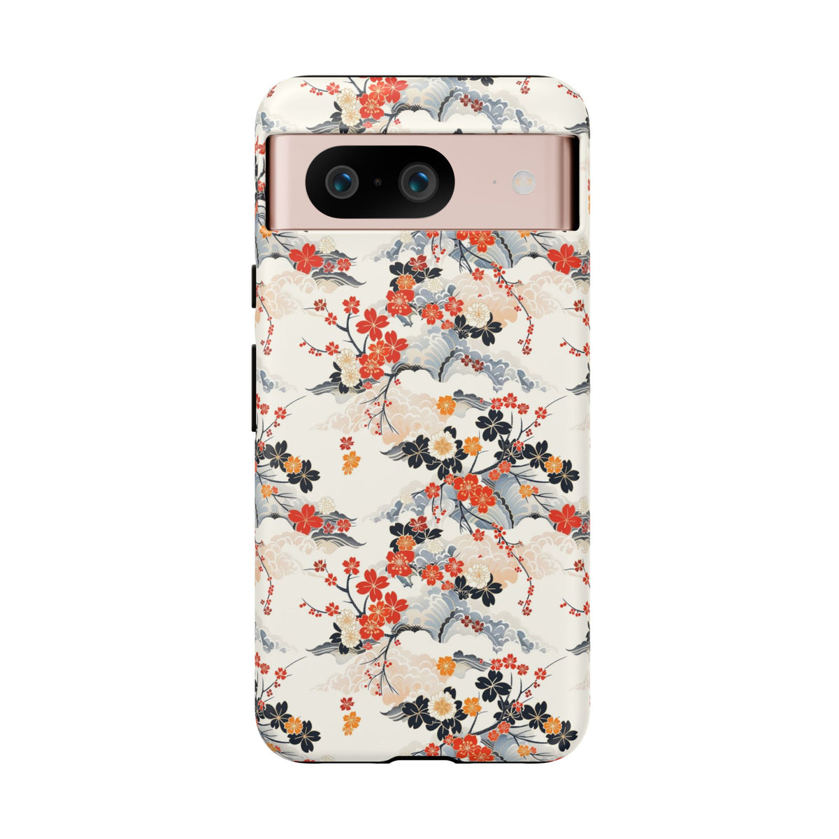 Japanese Pattern Phone Case – Elegant & Timeless Design for Your Phone 302