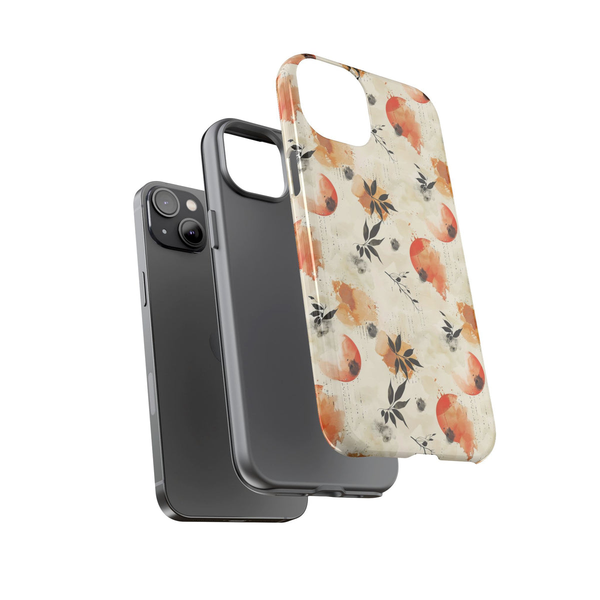 Japanese Pattern Phone Case – Elegant & Timeless Design for Your Phone 058