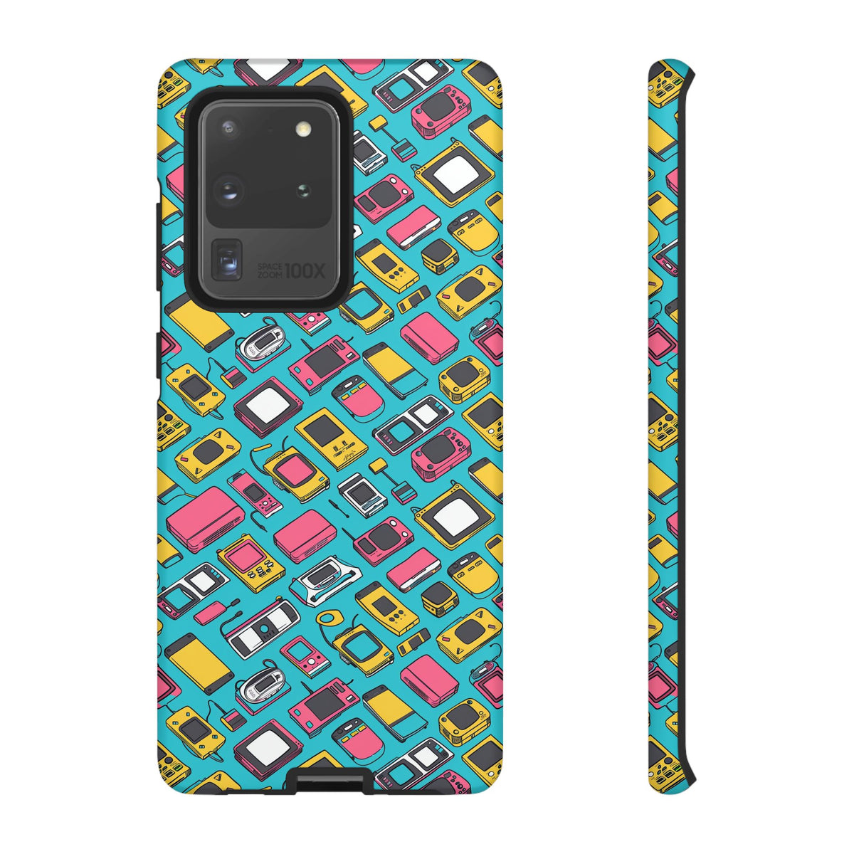 90s Themed Seamless Pattern Phone Case – Embrace Retro Style and Protection 237