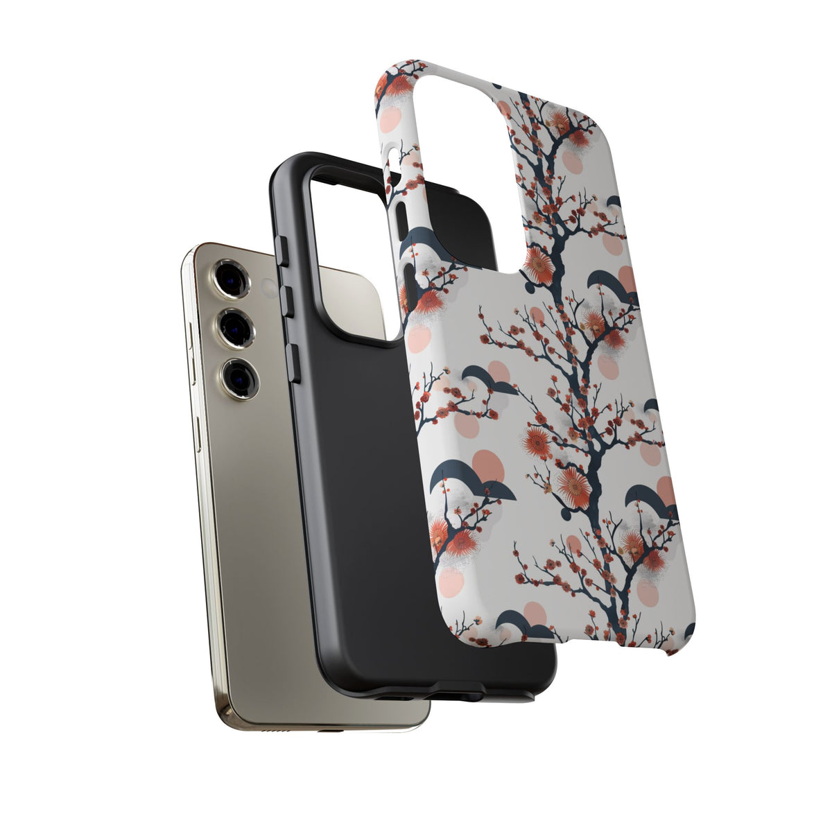 Japanese Pattern Phone Case – Elegant & Timeless Design for Your Phone 029