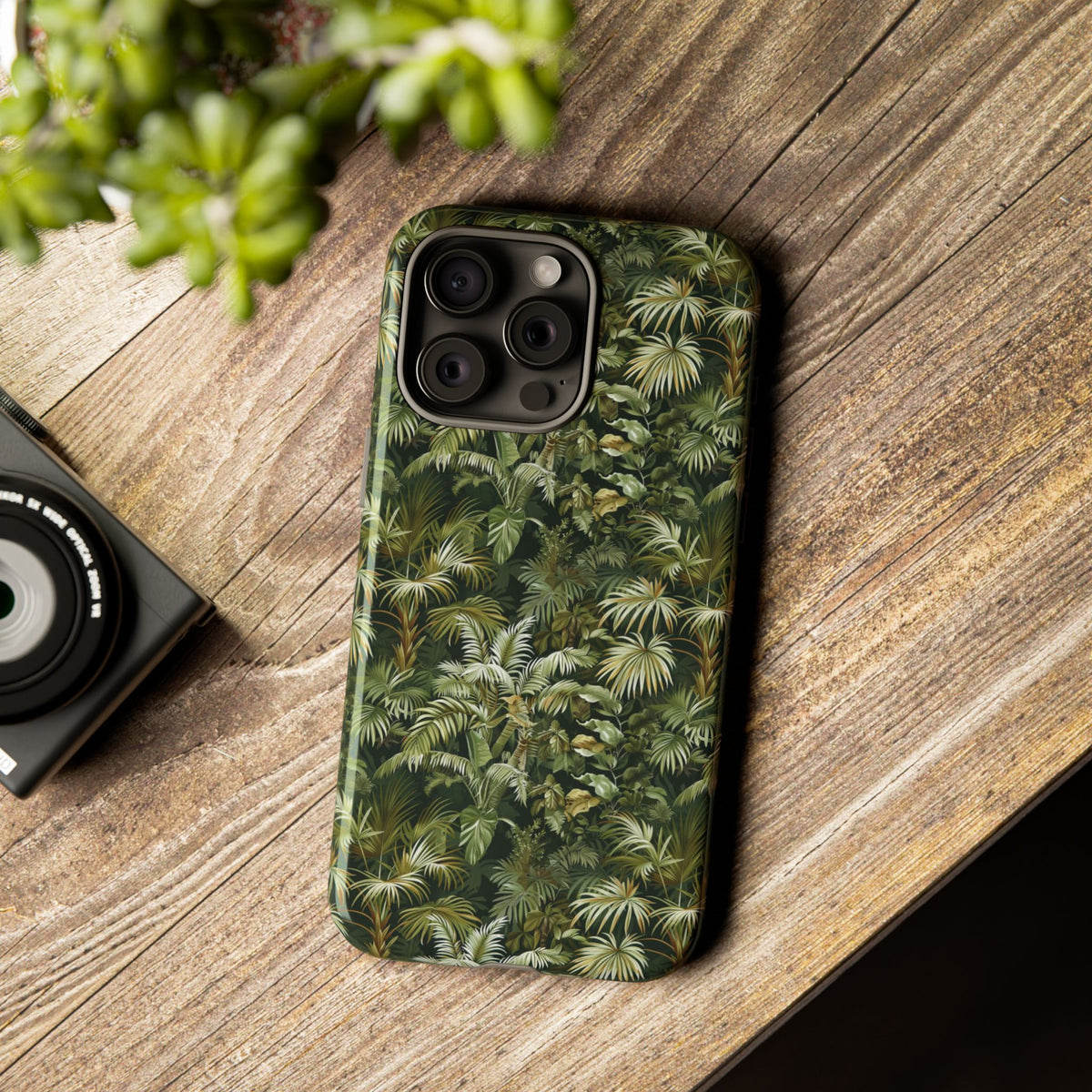 Jungle Pattern Phone Case – Exotic & Lush Design for Your Phone 331