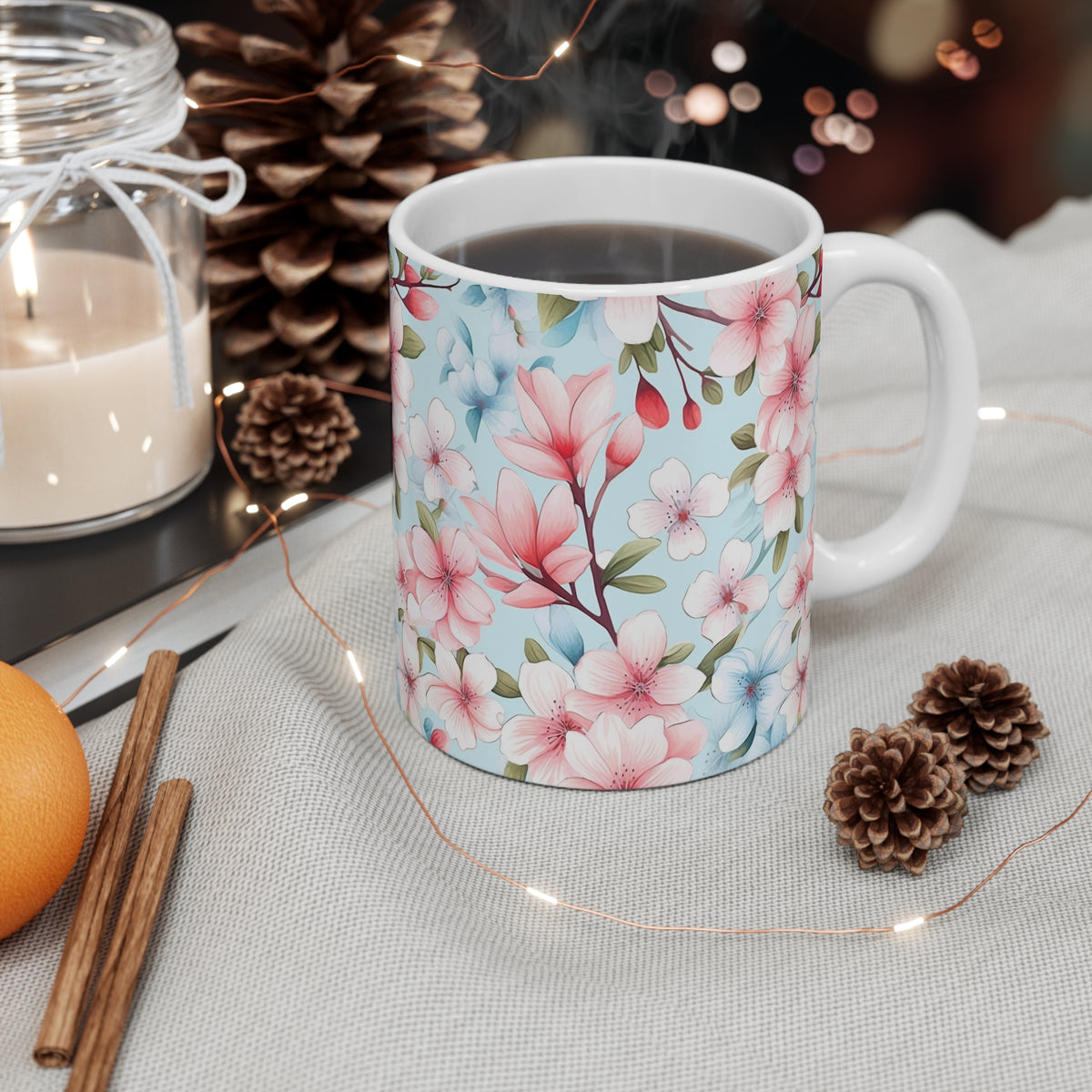 Charming Spring Time Blossom Coffee Mug – Celebrate the Beauty of Spring  (4)