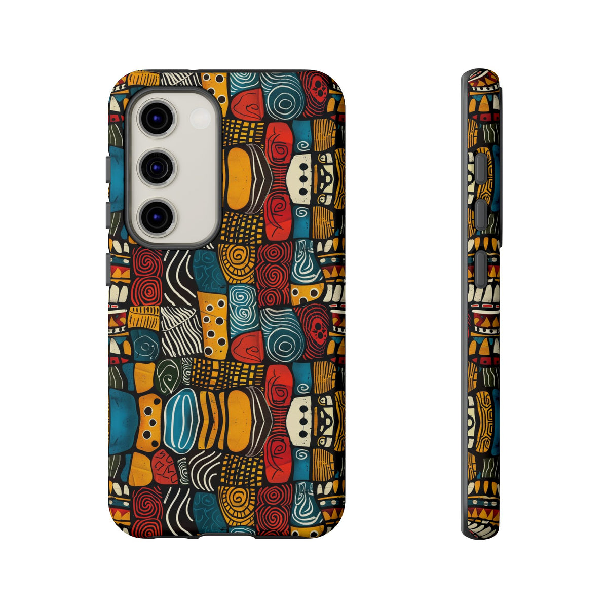 Stylish African Pattern Phone Case – Unique and Vibrant Protection 159