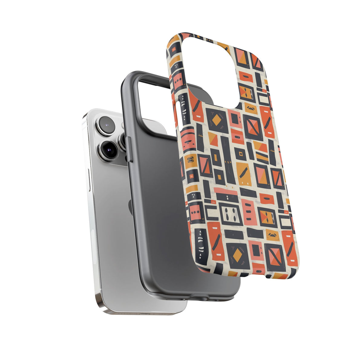 Stylish African Pattern Phone Case – Unique and Vibrant Protection 087