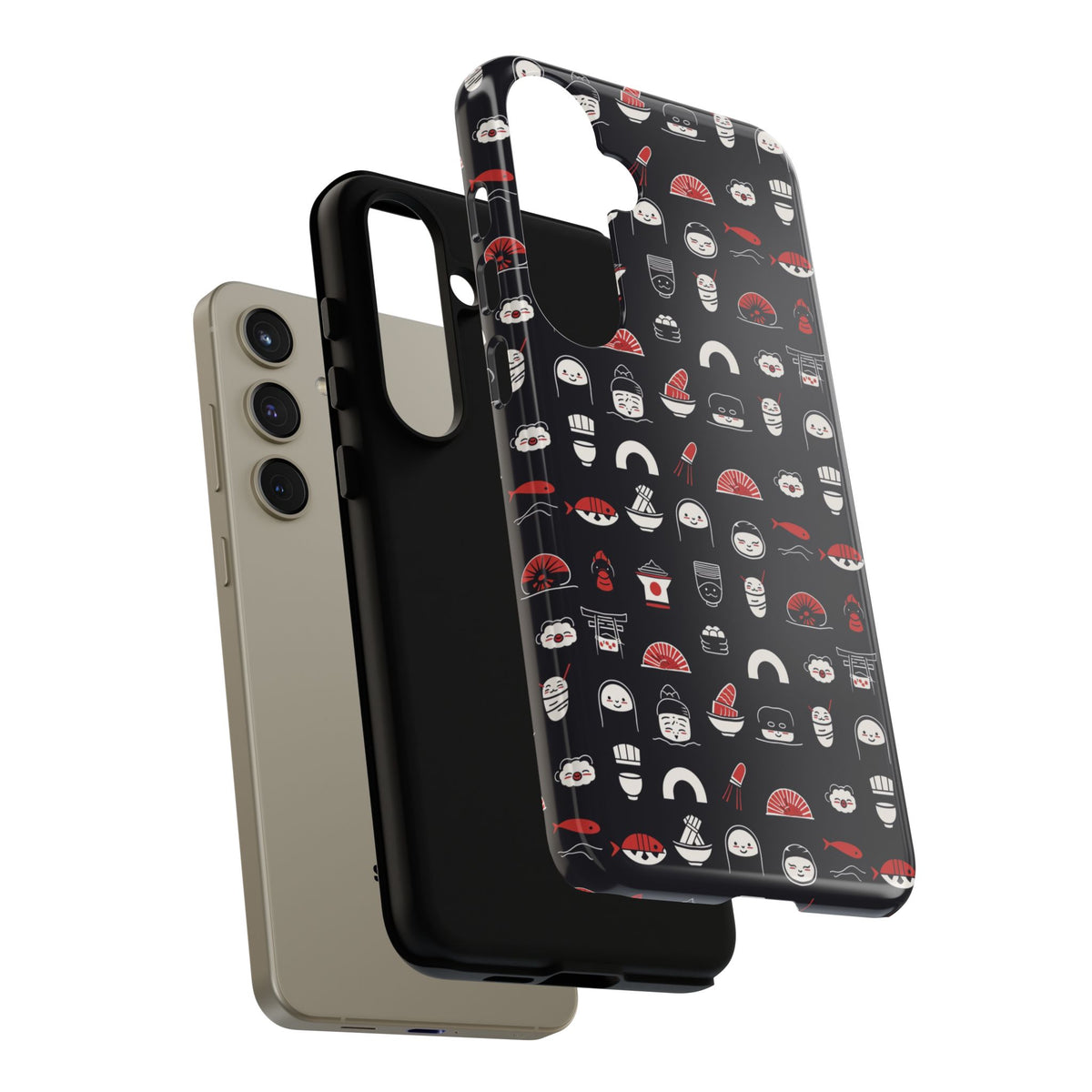 Japanese Pattern Phone Case – Elegant & Timeless Design for Your Phone 456