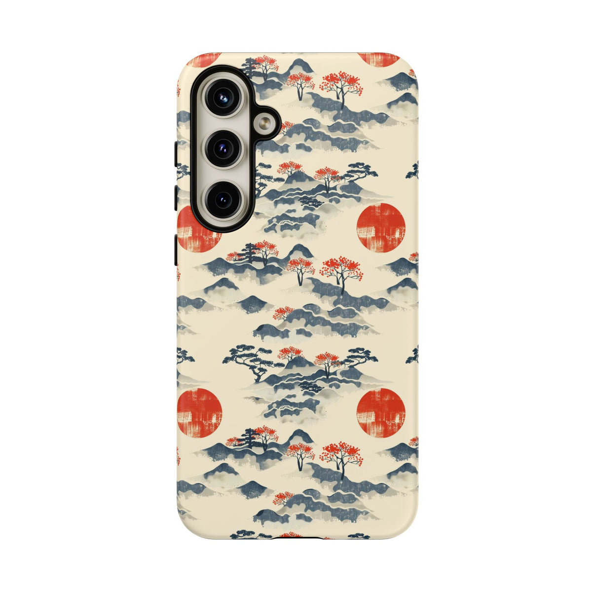 Japanese Pattern Phone Case – Elegant & Timeless Design for Your Phone 085