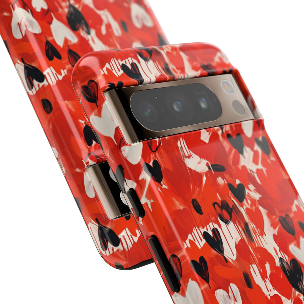 Heart Pattern Phone Case – Stylish & Loving Design for Your Device 355