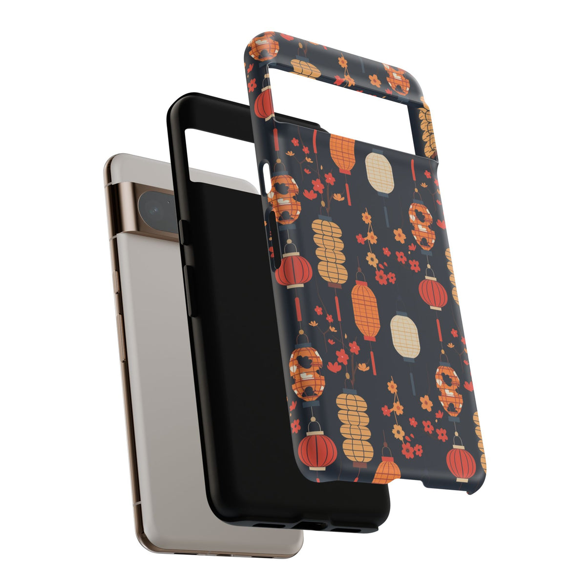 Japanese Pattern Phone Case – Elegant & Timeless Design for Your Phone 027