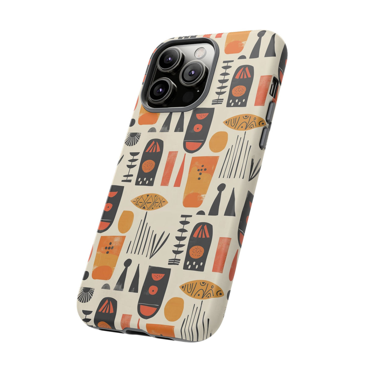 Stylish African Pattern Phone Case – Unique and Vibrant Protection 208