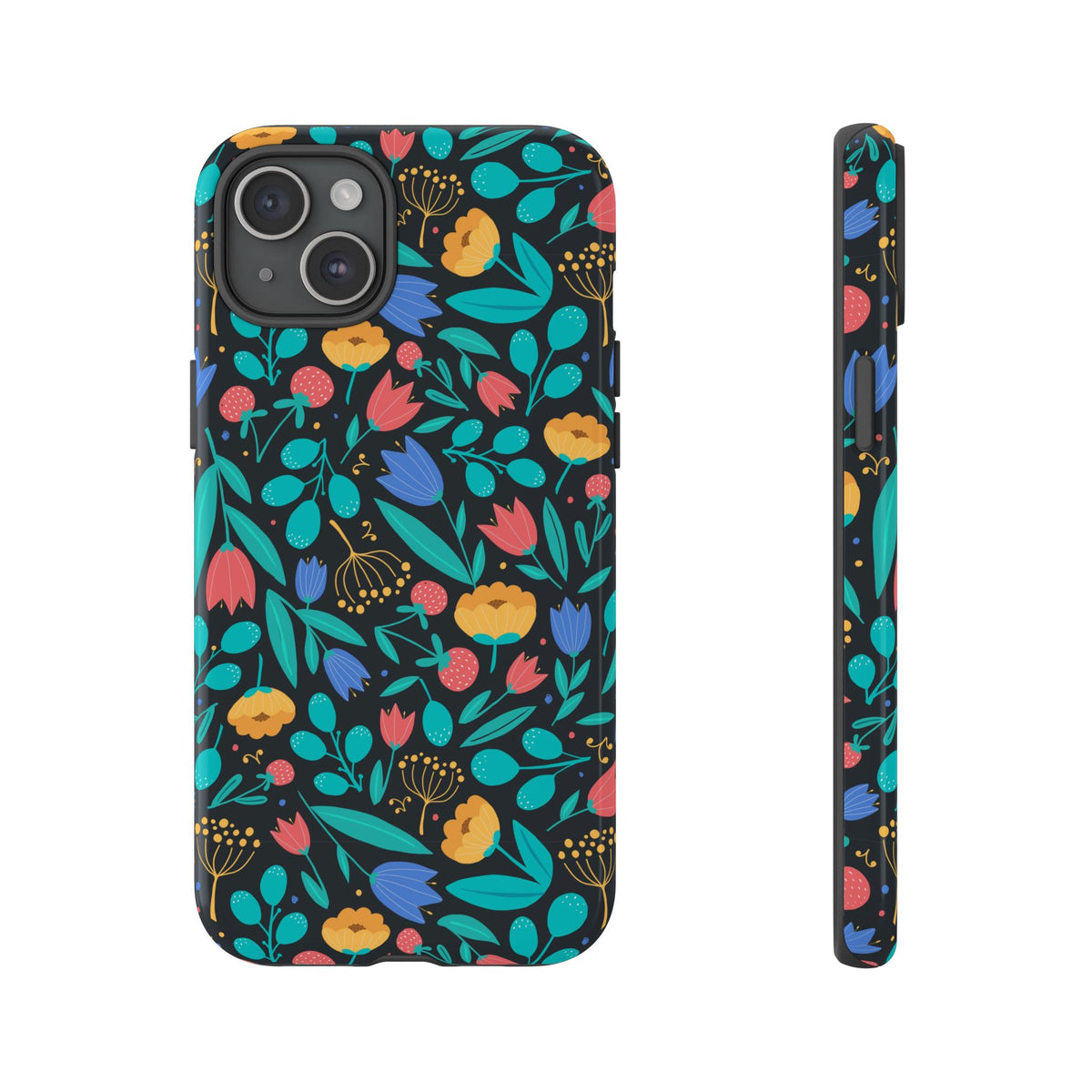 Colorful Little Flower Design Phone Case – Bright and Cheerful Floral Phone Cover