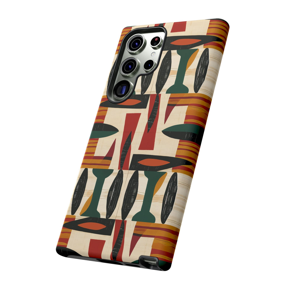 Stylish African Pattern Phone Case – Unique and Vibrant Protection 196