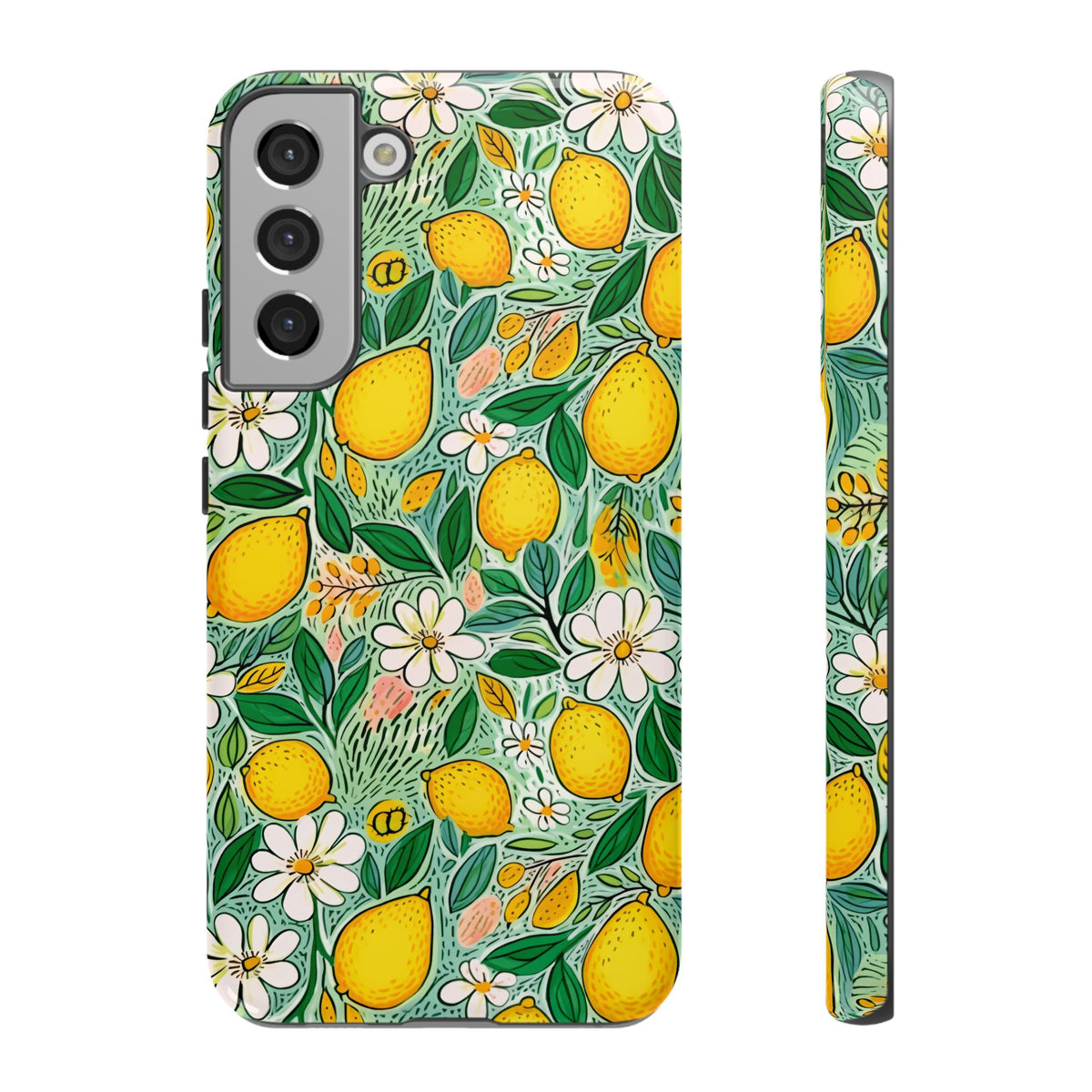 Cute Summer Lemons Phone Case – Refreshing Citrus Design for Your Phone 3