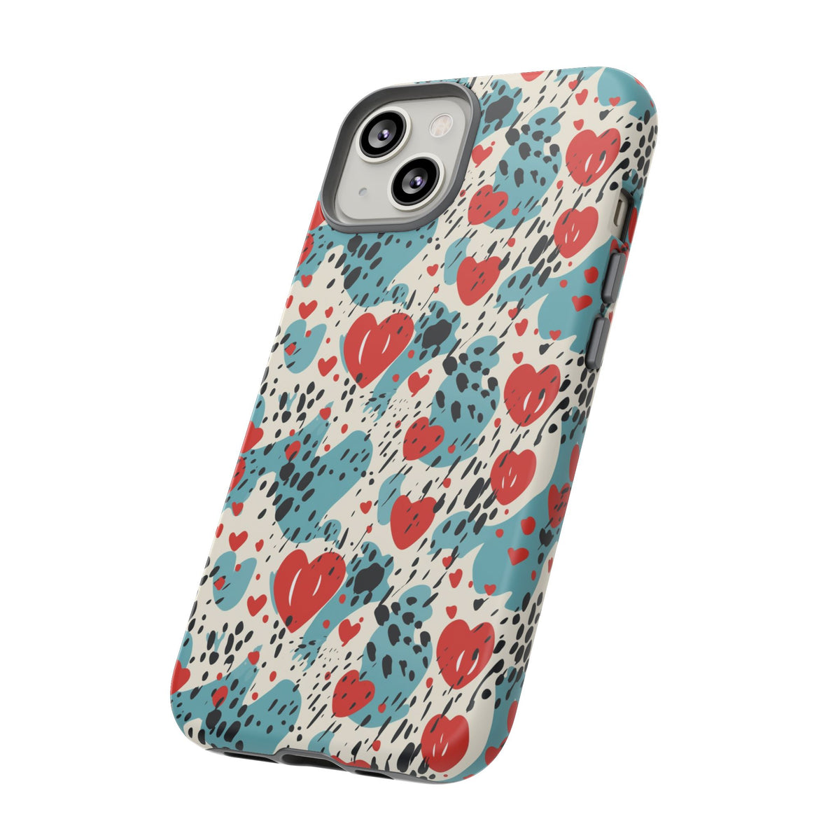 Heart Pattern Phone Case – Stylish & Loving Design for Your Device 822