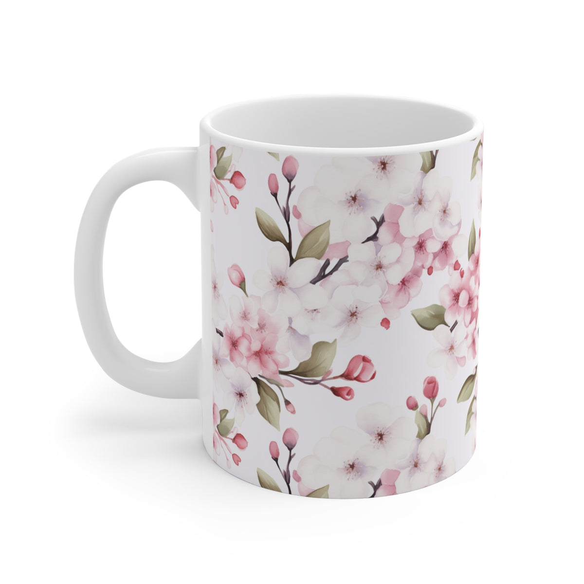 Various Watercolor Design All Over Coffee Mug – Unique Artistic Ceramic Coffee Cup 161