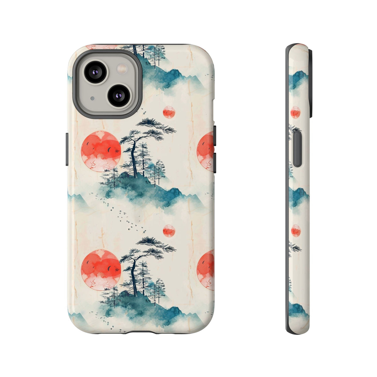 Japanese Pattern Phone Case – Elegant & Timeless Design for Your Phone 055