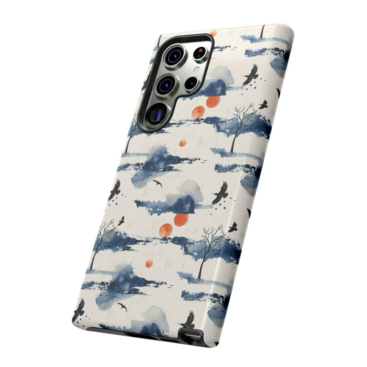 Japanese Pattern Phone Case – Elegant & Timeless Design for Your Phone 030