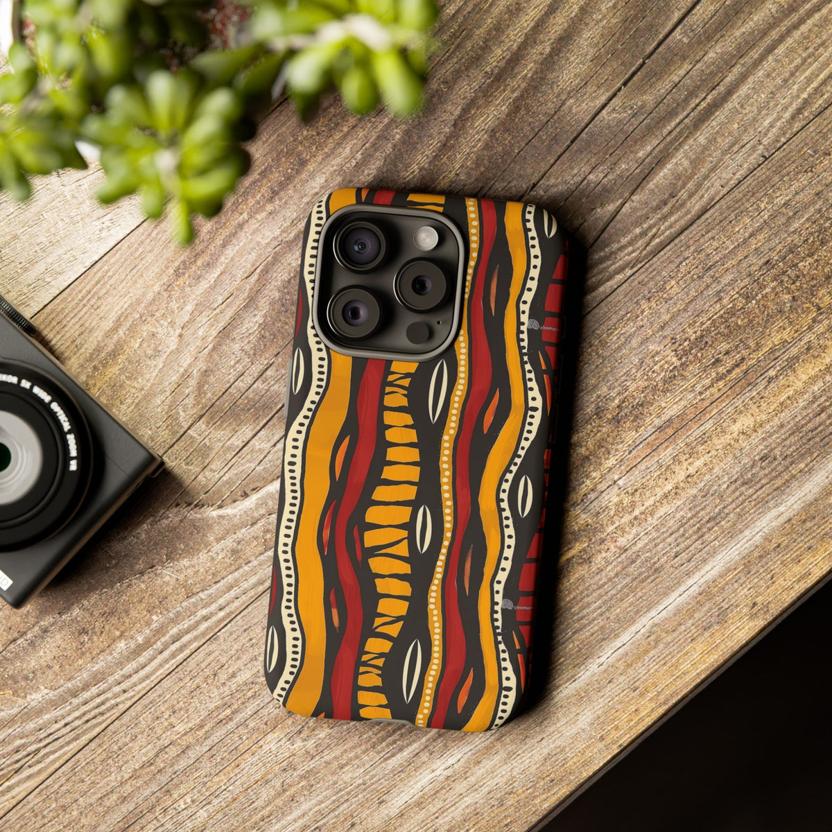 Stylish African Pattern Phone Case – Unique and Vibrant Protection 199