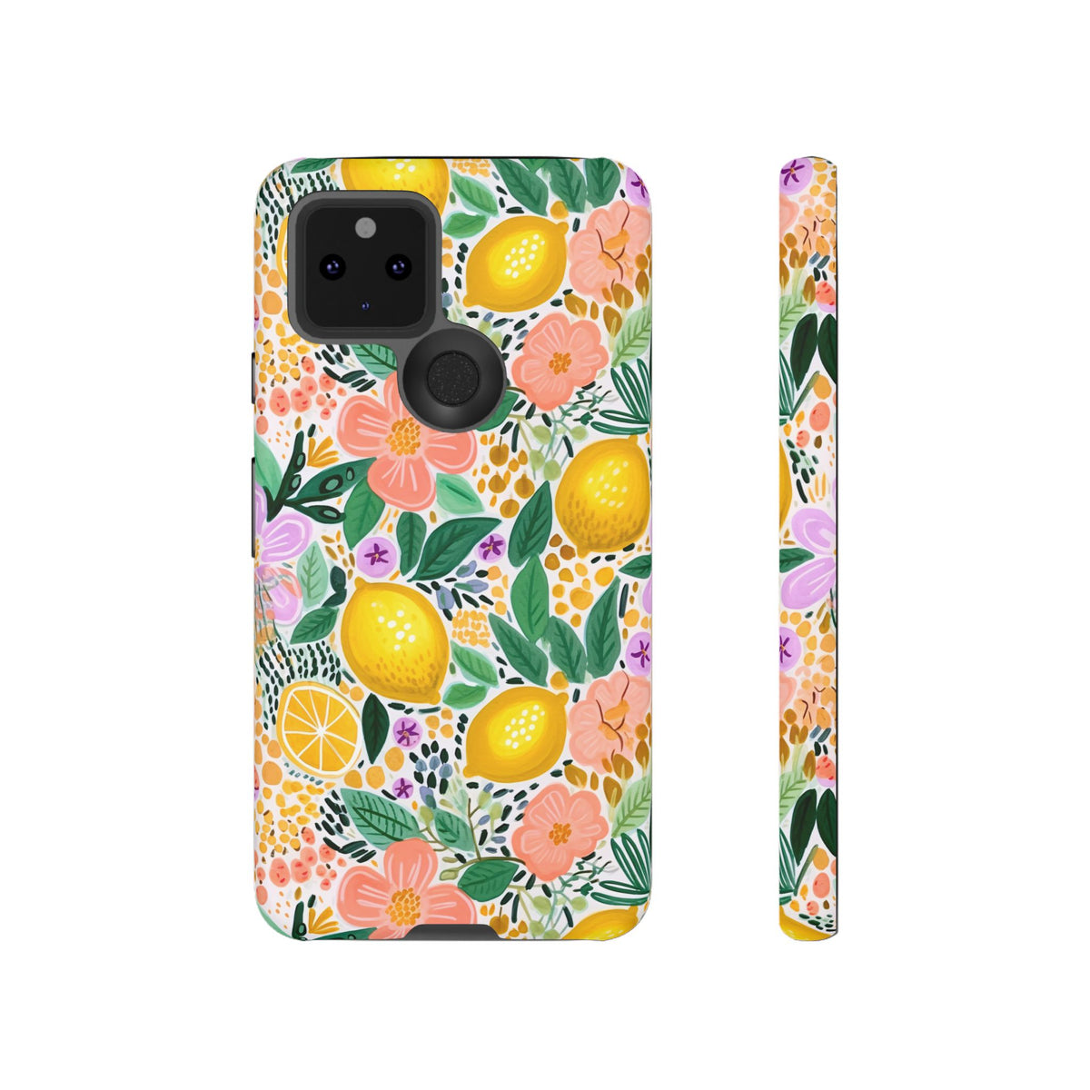 Cute Summer Lemons Phone Case – Refreshing Citrus Design for Your Phone