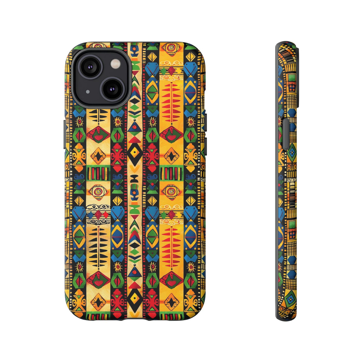 Stylish African Pattern Phone Case – Unique and Vibrant Protection 163