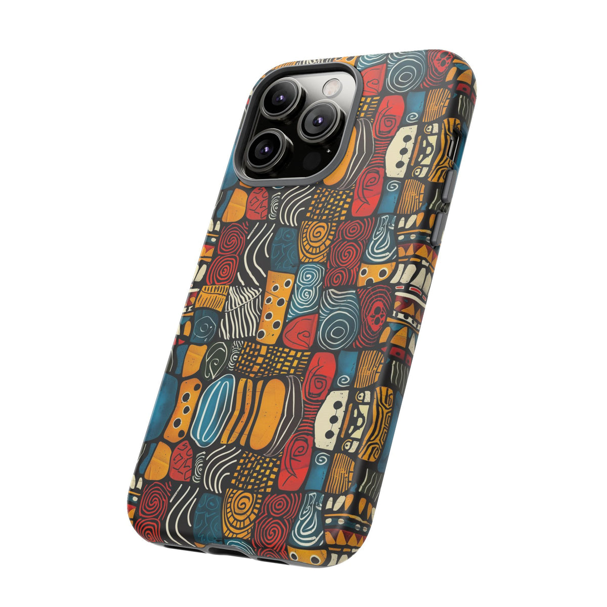 Stylish African Pattern Phone Case – Unique and Vibrant Protection 159