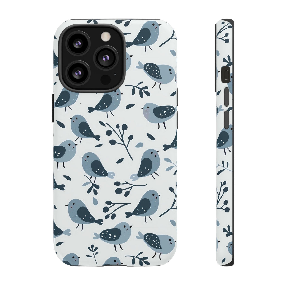 Birds Seamless Pattern Phone Case – Elegant and Timeless Avian Design 10