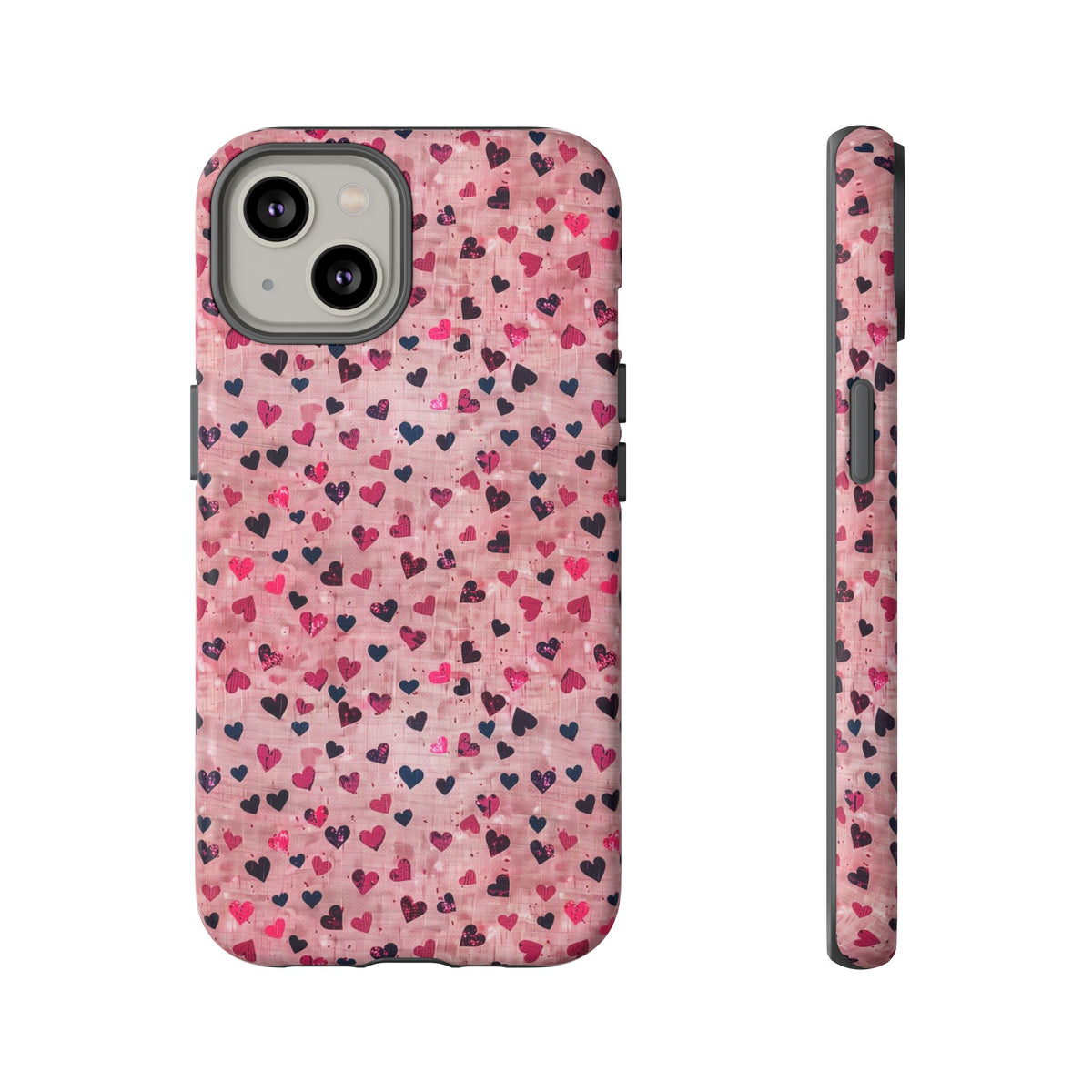 Heart Pattern Phone Case – Stylish & Loving Design for Your Device 229