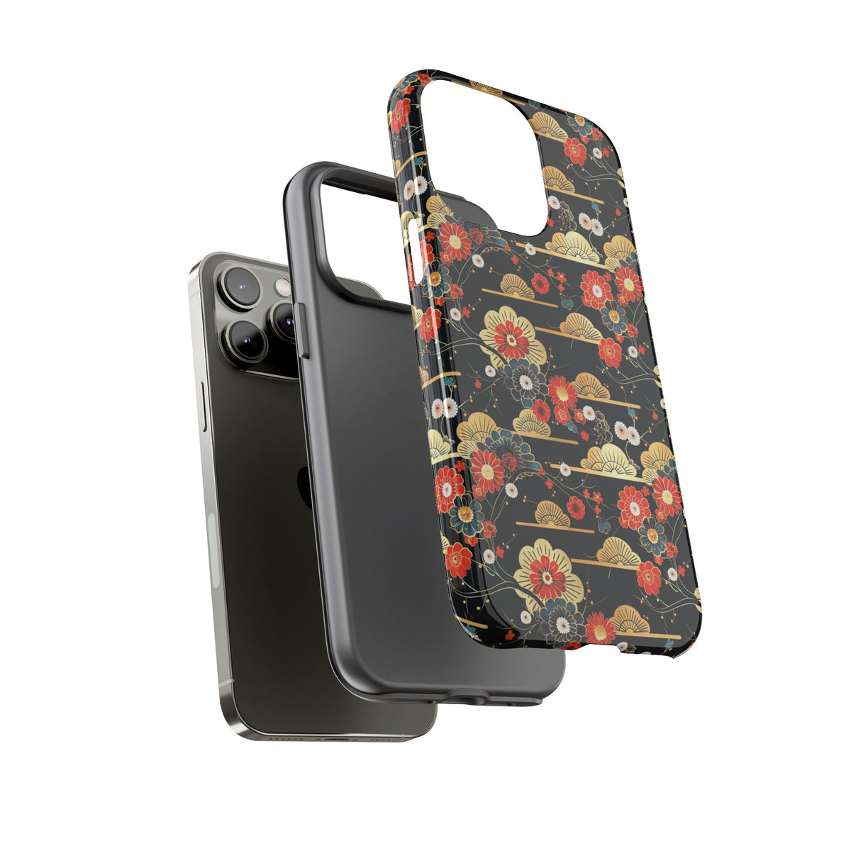 Japanese Pattern Phone Case – Elegant & Timeless Design for Your Phone 063