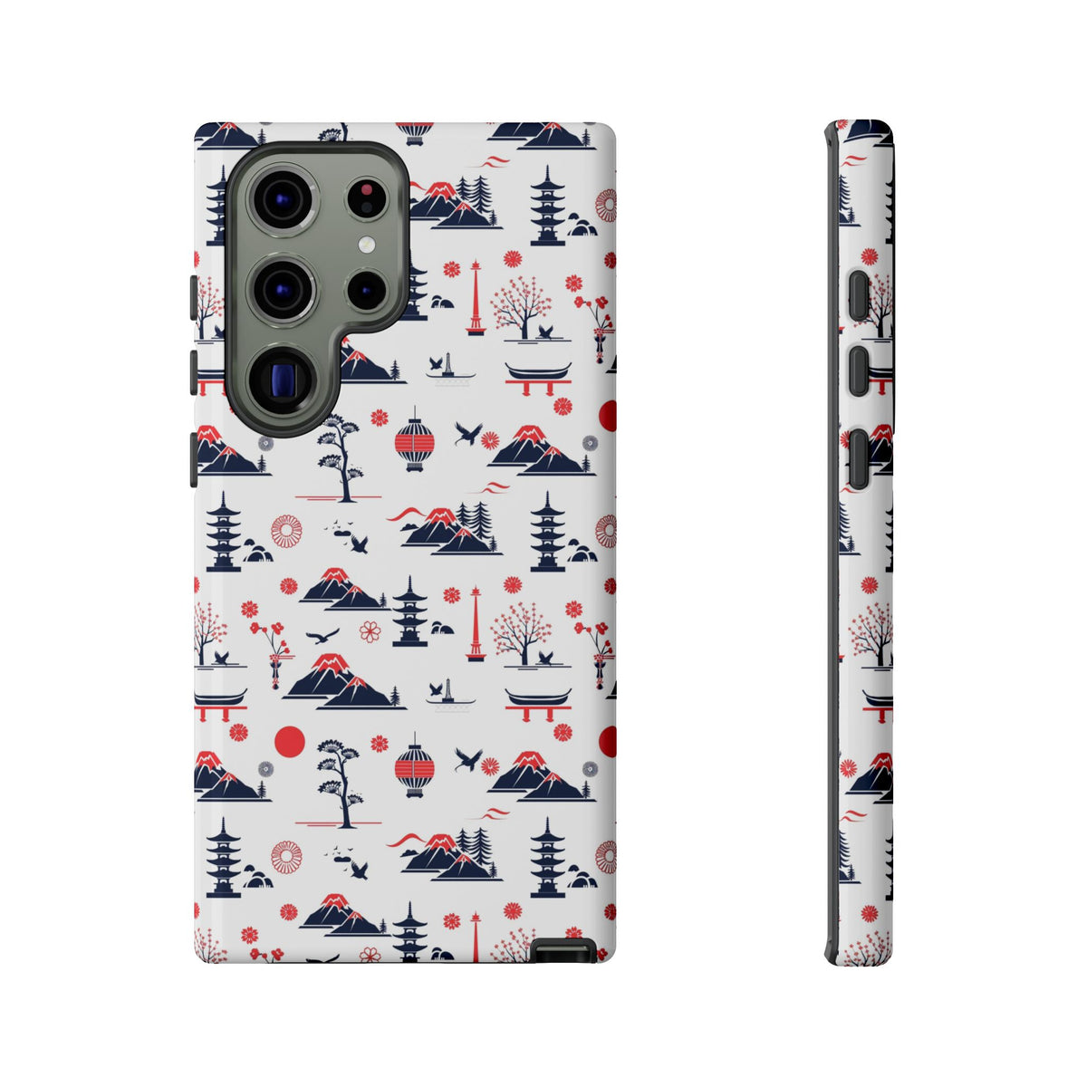 Japanese Pattern Phone Case – Elegant & Timeless Design for Your Phone 079