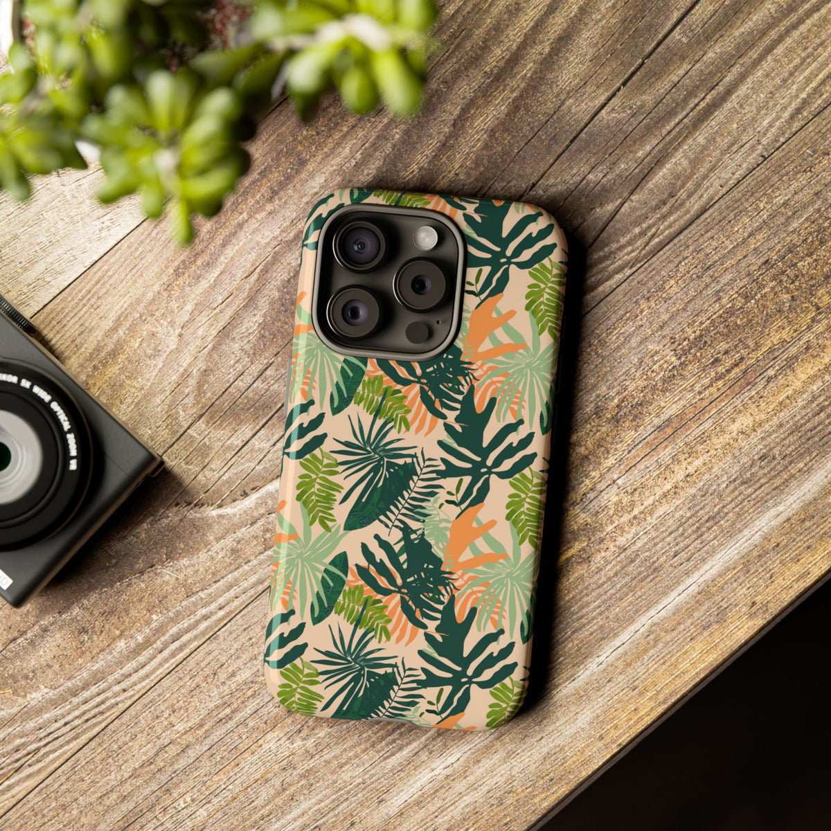 Jungle Pattern Phone Case – Exotic & Lush Design for Your Phone 353