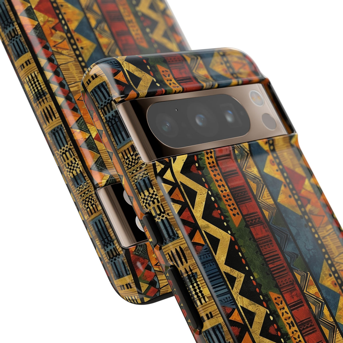 Stylish African Pattern Phone Case – Unique and Vibrant Protection 166